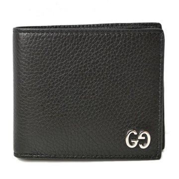 GUCCI Wallet  Billfold Folding 473916 DORIAN Black Calf Leather