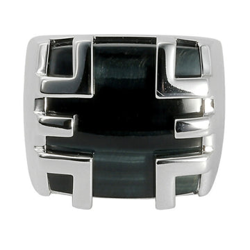 CARTIER Kiss of the Dragon Tiger Eye K18WG White Gold Ring