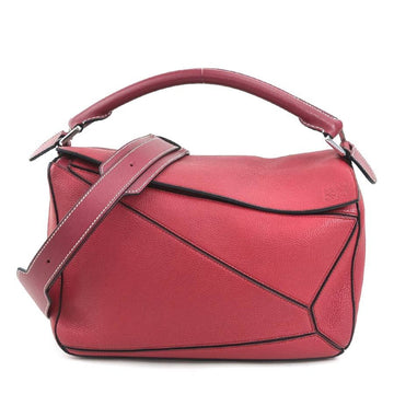 LOEWE Handbag Shoulder Bag Puzzle Leather Grape Ladies