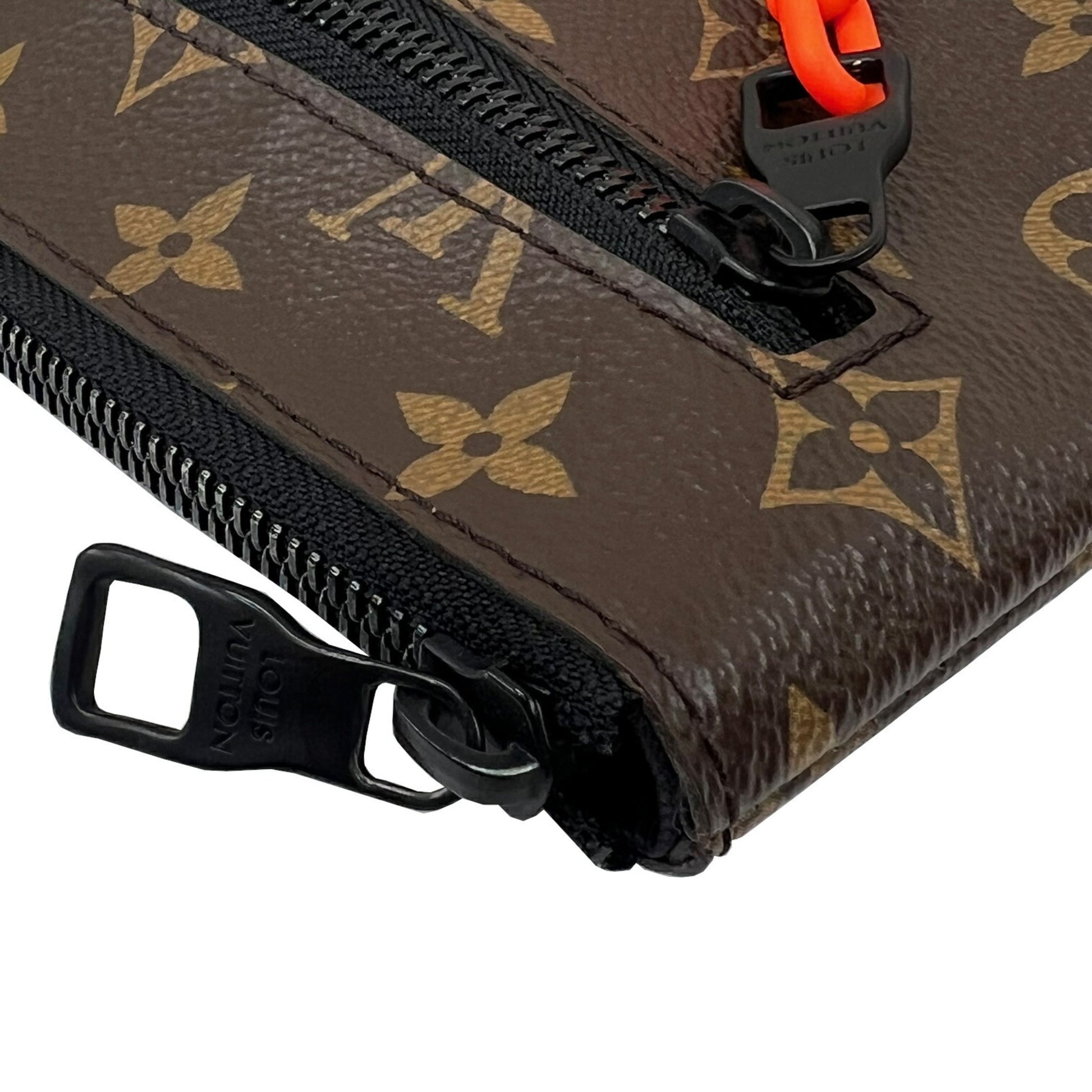 Louis Vuitton Sora Reipochette A4 14145 Brown/Kuro/Orange Monogram canvas  clutch bag M44484 LOUIS VUITTON – 銀蔵オンライン