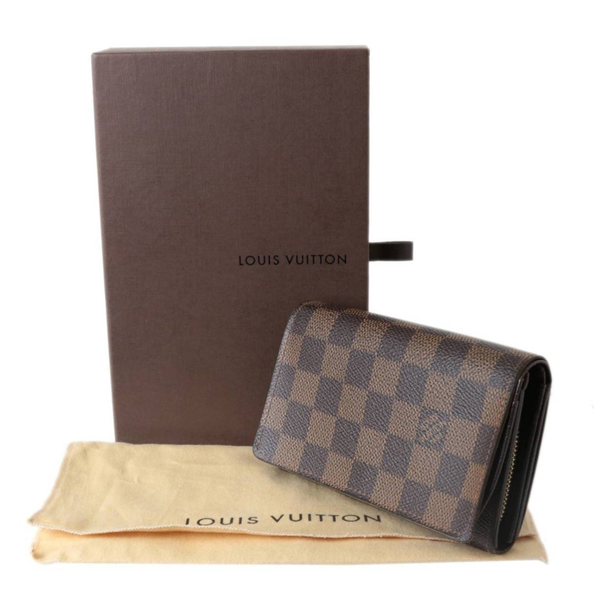 LOUIS VUITTON/Louis Vuitton Portefeuille Tresor bi-fold wallet Damier