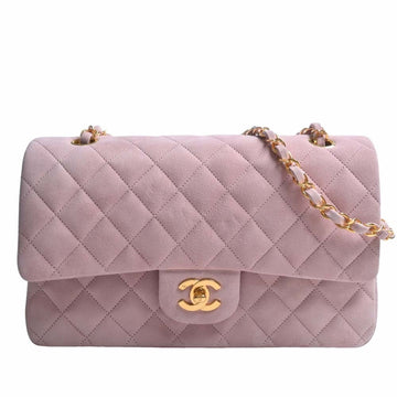 Chanel Vintage Watercolour Pink & Purple Flap Bag 👛🌂 Scuba like