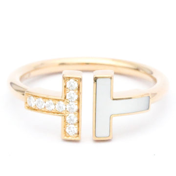 TIFFANY T Wire Ring Pink Gold [18K] Fashion Diamond,Shell Band Ring Pink Gold
