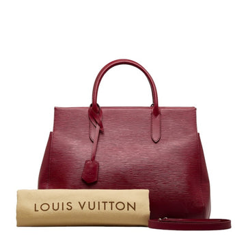 LOUIS VUITTON Epi Marly MM Handbag Shoulder Bag M94615 Fuchsia Purple Leather Ladies