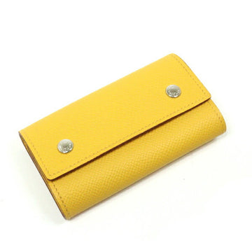 HERMES Serie Etuikure 4 consecutive key case Vo Epson M engraved [made in 2009] yellow