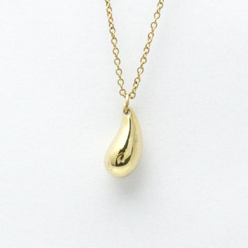 TIFFANY Teardrop Yellow Gold [18K] No Stone Men,Women Fashion Pendant Necklace [Gold]