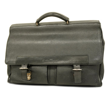 SALVATORE FERRAGAMOAuth  Tote Bag Women,Unisex,Men Leather Briefcase Black
