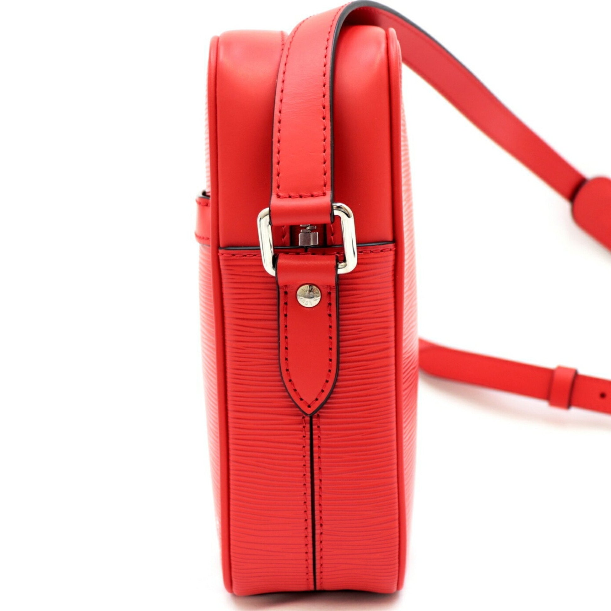 Louis Vuitton x Supreme Red Epi Leather Danube PM Bag Crossbody M53417  Monogram