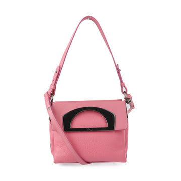 CHRISTIAN LOUBOUTIN Passage Mini Handbag Leather Pink Gunmetal Hardware 3WAY Shoulder Bag