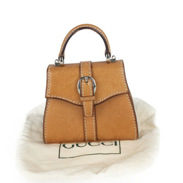 GUCCI handbag 001.090.0234 leather camel 2way