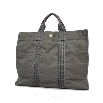Hermes Women's Canvas Handbag,Tote Bag Black