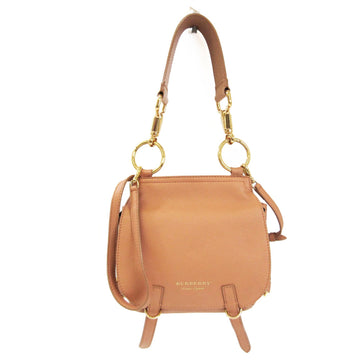 BURBERRY 4053684 Women's Leather Shoulder Bag,Tote Bag Beige Brown,Camel