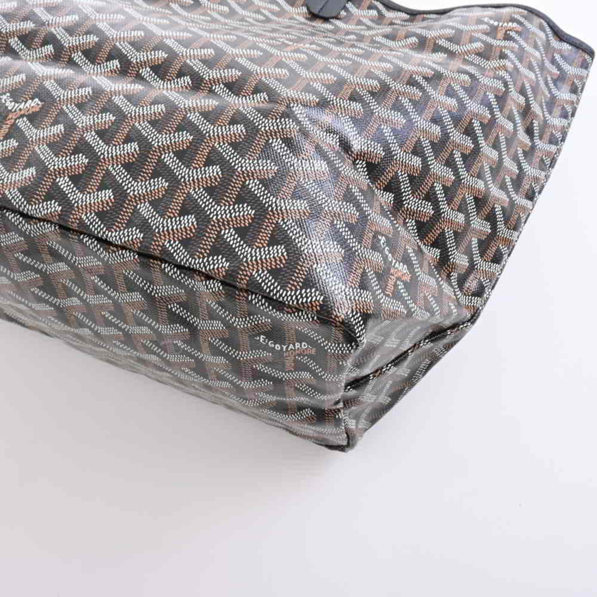 Goyard Saint Louis PM PVC Leather Tote Bag Grey - THE PURSE AFFAIR