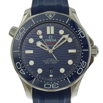 OMEGA Seamaster Watch Co-Axial 8800 Master Chronometer 210.32.42.20.03.001 Stainless Steel x Rubber Swiss Made Blue Automatic Winding Analog Display Dial Men's