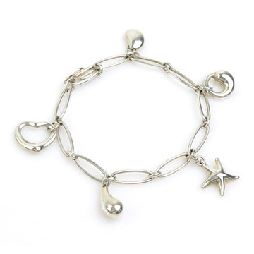 TIFFANY&Co. Bracelet Elsa Peretti Open Heart Bean Eternal Circle Starfish Teardrop Silver 925 Women's