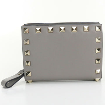 VALENTINO Rockstuds PWOP0620BOL bi-fold wallet with coin purse leather ladies