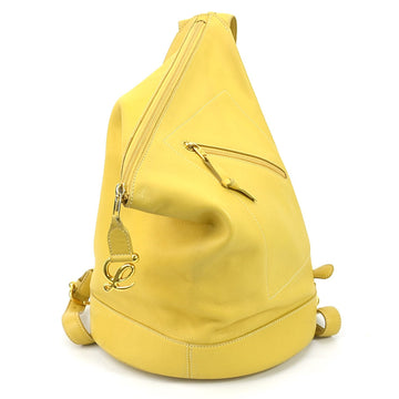 LOEWE rucksack leather yellow gold unisex e55931a