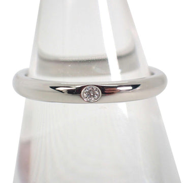 TIFFANY PT950 stacking band diamond ring size 13