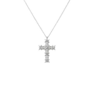 TIFFANY Cross Jean Schlumberger Lin PT950 Necklace