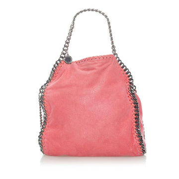 Stella McCartney Falabella Mini Chain Shoulder Bag Handbag Pink Polyester Ladies