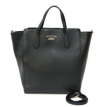 Gucci Shoulder Bag Handbag Black Ladies