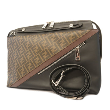Fendi Zucca Briefcase Zucca By The Way Women's Leather Briefcase,Handbag