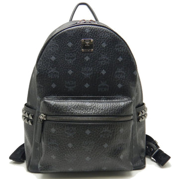 MCM Visetos Stark MMKAAVE32BK001 Rucksack/Backpack Side Studded Backpack Leather Black 251373