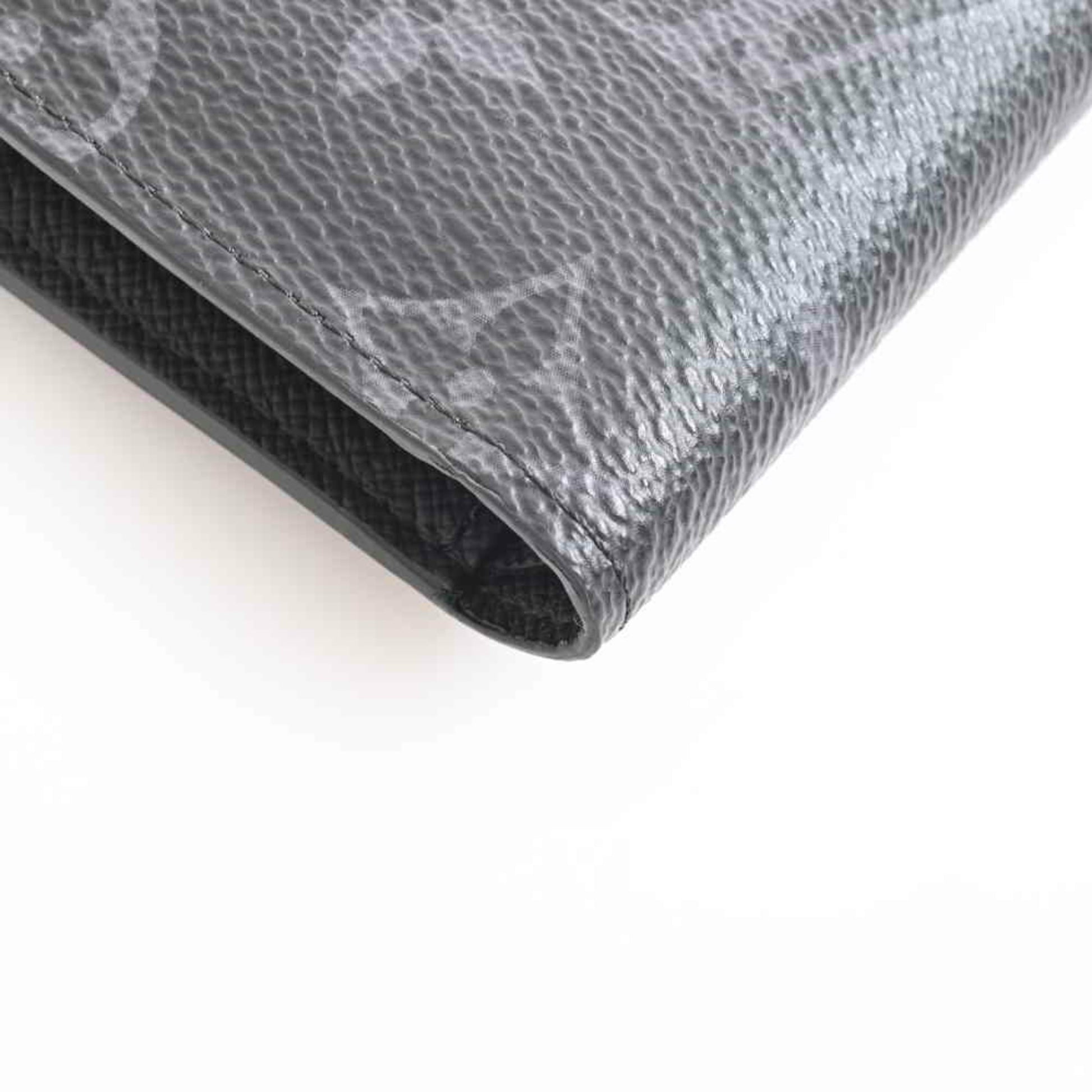 Louis Vuitton Eclipse Portefeuille Marco NM Bifold Wallet Black PVC