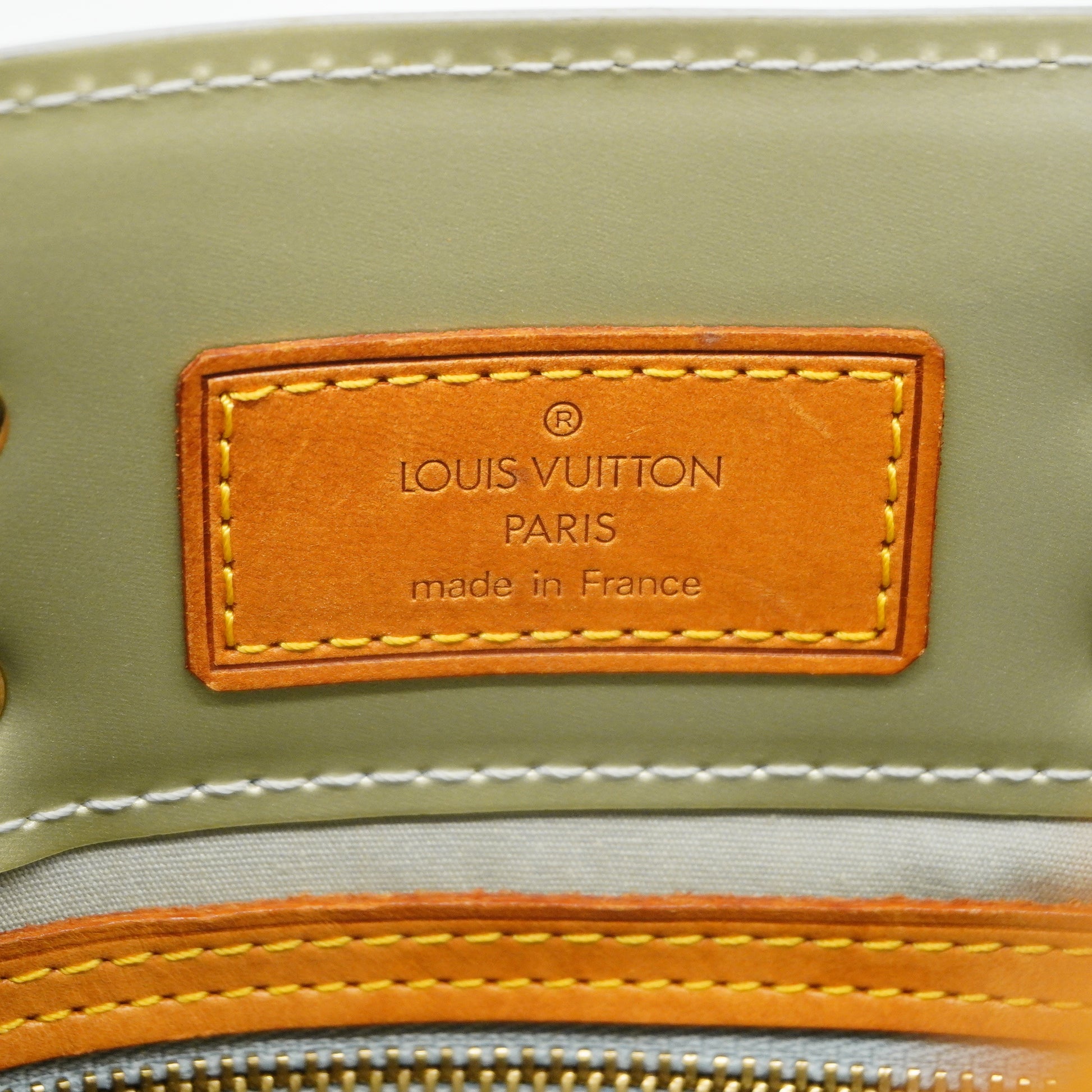 LOUIS VUITTON Handbag M91145 Lead PM Monogram Vernis green green