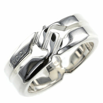 Gucci Ring Knot Width Approx. 7mm 314011 J8400 8106 Silver 925 Upper No. 10 Lower 11.5 Ladies GUCCI
