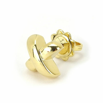 TIFFANY Earrings Signature One Ear Only 1P 750 K18 Approx. 3.2g Yellow Gold Women's ＆Co. jewelry accessories pierced earrings