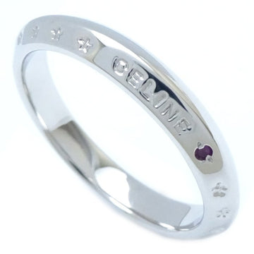 CELINE ring 1P ruby Pt950 platinum 199165