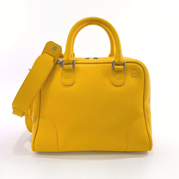 LOEWE Amazona 28 Handbag Leather Women's Yellow