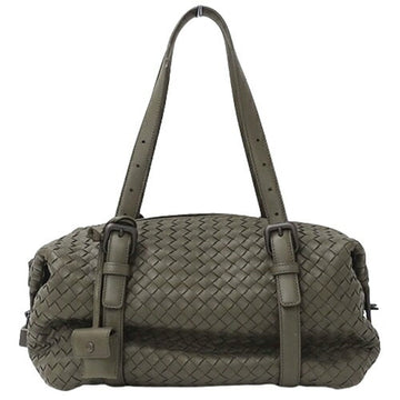 BOTTEGA VENETA BOTTEGAVENETA Bag Women's Brand Handbag Shoulder Intrecciato Leather Khaki Gray 272801