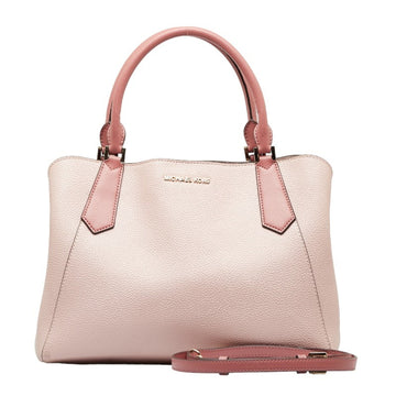 MICHAEL KORS Handbag Shoulder Bag Pink Leather Women's