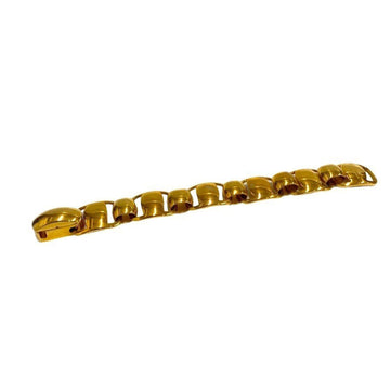 SALVATORE FERRAGAMO Rose Ribbon Motif Metal Fittings Bracelet Bangle Gold Men's Women's