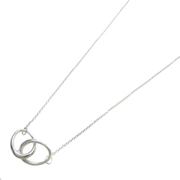 TIFFANY Double Loop Necklace Silver Ladies  & Co.