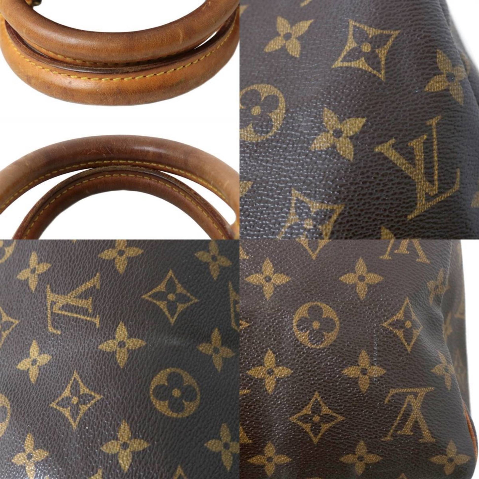Louis Vuitton Handbag Speedy 35 Brown Monogram M41526 Boston Vl882