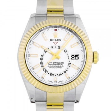 ROLEX Sky Dweller 326933 White Dial Watch Men's