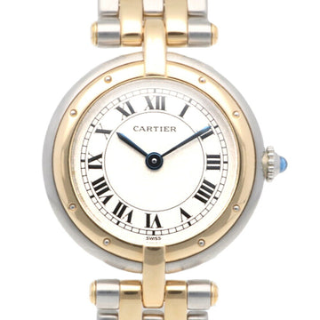 CARTIER Panthere SM Watch Stainless Steel 1057920 Quartz Ladies  2 Row Overhauled