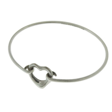 TIFFANY SV925 Open Heart Bracelet Silver Women's