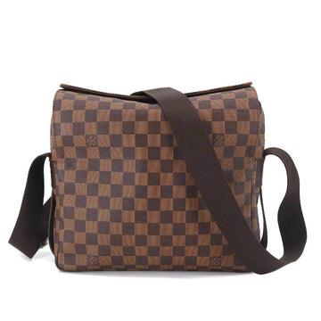Louis Vuitton Lion Handbag Damier Sauvage M92131 Harako Brown Ce1021 Ladies