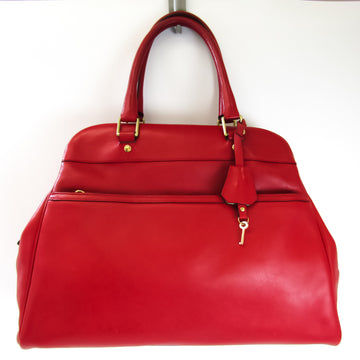 J&M DAVIDSON Leather Handbag Red Color