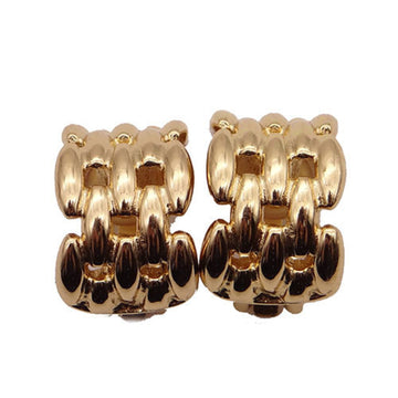 CHRISTIAN DIOR Dior Earrings Women's Brand Reticulated Gold
