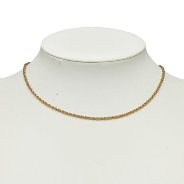 CHRISTIAN DIOR Dior Chain Necklace Gold Plated Ladies