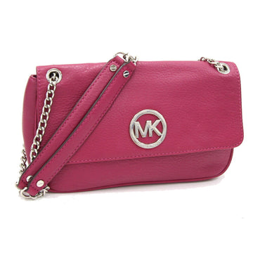 MICHAEL KORS One Shoulder Bag 35F4SFTF1L Pink Leather Women's Chain