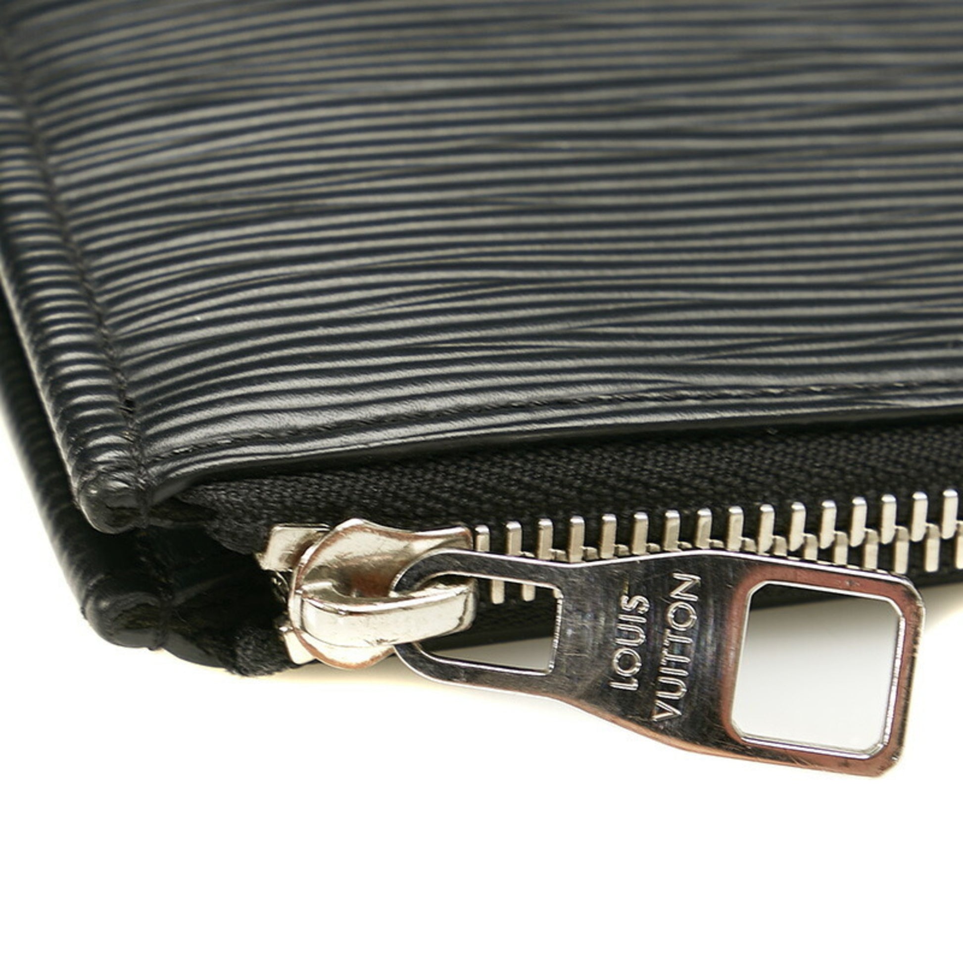 Louis Vuitton Epi Pochette Jules GM M64153 Noir Leather Clutch Bag Men