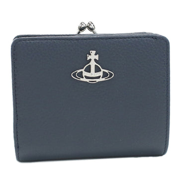 VIVIENNE WESTWOOD 51010020 Bifold Wallet with Coin Purse/Leather NAVY Navy Women's