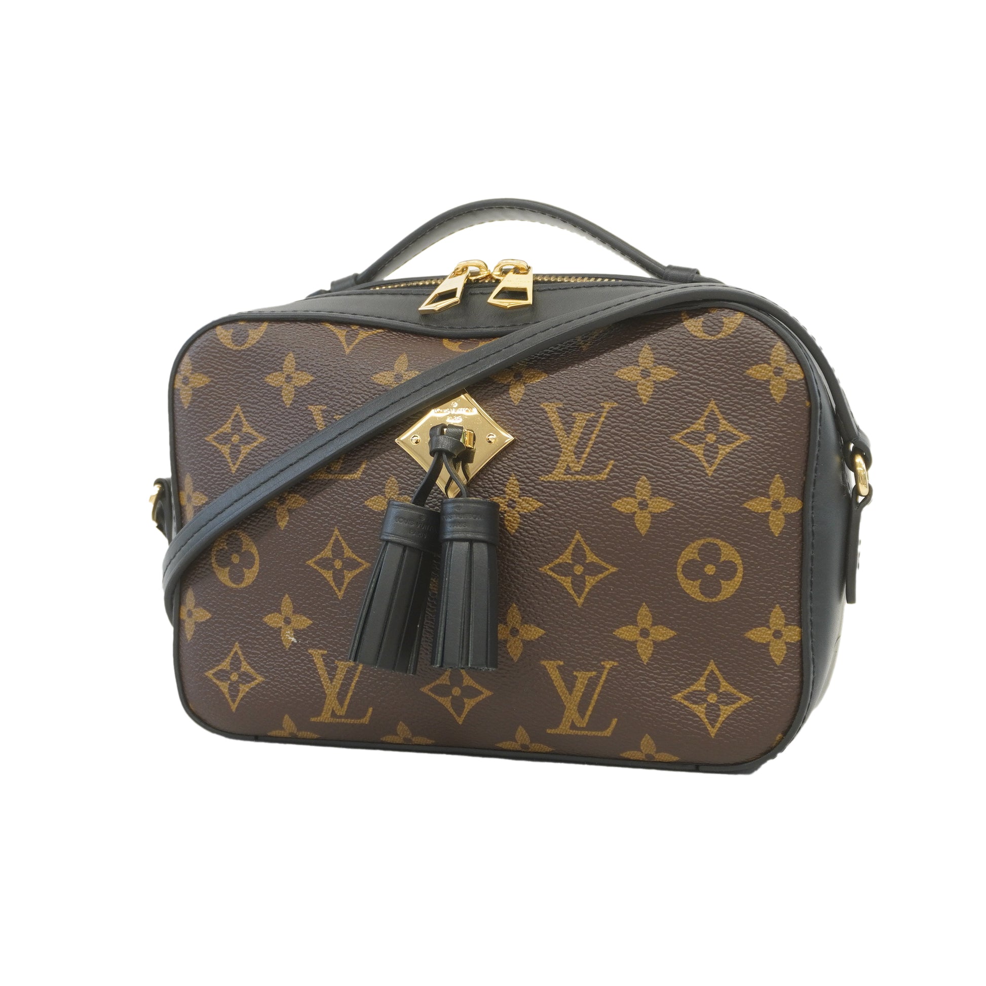 Louis Vuitton Shoulder Bag Monogram Saintonge M43555 Noir