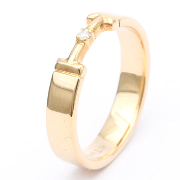 TIFFANY Double T Diamond Ring Pink Gold [18K] Fashion Diamond Band Ring Pink Gold